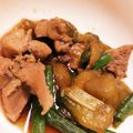 梨花☆ミ's cooksnap of when they made 超簡単！なすびと鶏肉の煮物.