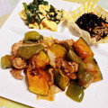 馬堀海岸's cooksnap of when they made 豚肉とかぼちゃの甘酢炒め.