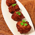 miyugoooon's cooksnap of when they made 蓮根と鶏挽肉のふわシャキ揚げ.