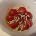 Lapischan's cooksnap of when they made ミニトマトとしらすの三杯酢和え.