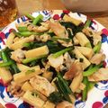 chococo84's cooksnap of when they made 小松菜と凍み豆腐（高野豆腐）の炒め物.