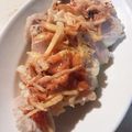 3life's cooksnap of when they made 茹で鶏の梅肉生姜たれ.