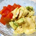 tennisnoah's cooksnap of when they made 蒸し鶏とアボカドのヨーグルトサラダ.
