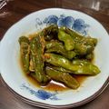 Meineküche's cooksnap of when they made しし唐辛子の醤油漬け゜+｡.