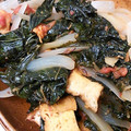 kimimaruo's cooksnap of when they made モロヘイヤと厚揚げのサブジ風.