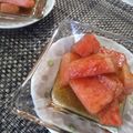 kana叶's cooksnap of when they made サラダみたい☆スイカの皮とバルサミコ酢☆.