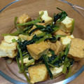 あいぼんｗ's cooksnap of when they made ☆簡単☆厚揚げと小松菜のピリ辛みそ炒め.