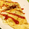 yukanosuke's cooksnap of when they made 簡単！ふわふわ！スパムのチーズオムレツ☆.