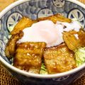ちべターリー's cooksnap of when they made 豚丼温玉載せ.