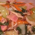 くっくのん's cooksnap of when they made チンゲン菜とベーコンのとろみ炒め.