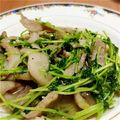 mukucookie's cooksnap of when they made トントロと豆苗の中華風炒め.