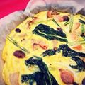 なつ_haru's cooksnap of when they made きのこと小松菜のふわふわカラフルキッシュ.