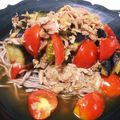 甘党類's cooksnap of when they made トマトとナスのぶっかけそば.