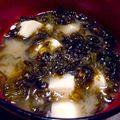 ありぴ～'s cooksnap of when they made 豆腐とのりの味噌汁(だしの素で).