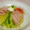 mako♡ばぁ's cooksnap of when they made そうめん南瓜で♪フェイク冷やし中華.