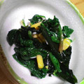 鬼嫁ちーちゃん's cooksnap of when they made ほうれん草とわかめのおひたし.