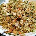 ゆっのmama's cooksnap of when they made 子どもと一緒にほうれん草チャーハン.