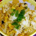 ちょろげ虫's cooksnap of when they made 鳥挽肉と胡麻昆布と切り干し大根の混ぜご飯.