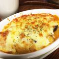 hiro0327's cooksnap of when they made なすとベーコンのトマトクリームグラタン.