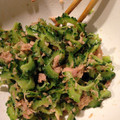 あさみohana's cooksnap of when they made お弁当　ゴーヤとツナの胡麻和え.