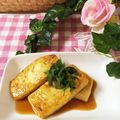 Akeimmy's cooksnap of when they made 簡単☆和風豆腐ステーキ.