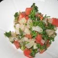 yukoseven's cooksnap of when they made タブーリ（パセリたっぷりサラダ）.