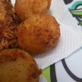 月兎☆'s cooksnap of when they made ほく！もち！じゃがチーズ揚げ.