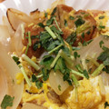 1094403's cooksnap of when they made めんつゆで簡単♪油麩と玉葱の卵とじ.