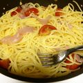 はこのすけ's cooksnap of when they made トマトと生ハムのパスタ.