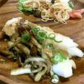 麻's cooksnap of when they made 白身魚のムニエル きのこバター醤油.