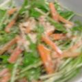 細雪里's cooksnap of when they made 水菜とシーチキンのしゃきしゃきゴマサラダ！！.