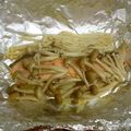 章と碧のごはん's cooksnap of when they made 鮭のホイル焼き.