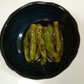 yykkffkk's cooksnap of when they made もう一品に☆獅子唐の焼き浸し.