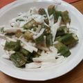 料理好きになりたい子's cooksnap of when they made オクラと長イモの梅肉和え.