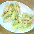 kocchi9120's cooksnap of when they made ゴーヤと魚肉ソーセージのかき揚げ.