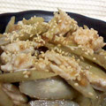 たくのスプーン's cooksnap of when they made 茹で鶏とごぼうの梅和え.