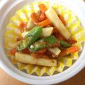 fujifuri's cooksnap of when they made おくら、長芋、人参の梅肉和え.