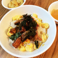 AYM53．'s cooksnap of when they made ✿さんま蒲焼きと卵の丼✿.