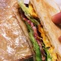 マウマウ178's cooksnap of when they made 生ハムと卵の栄養サンドイッチ.