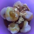 aoiori5216's cooksnap of when they made お月見に・・もち麦団子.