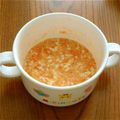 msft5632's cooksnap of when they made 離乳食　とうふコーンスープ.