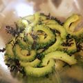 usagi1019's cooksnap of when they made 簡単 ゴーヤの塩昆布合え.