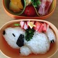 りん07's cooksnap of when they made 簡単キャラ弁☆スヌーピーはお休み中★.