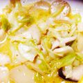 あたんぴ's cooksnap of when they made エリンギとキャベツのバターチーズ炒め.