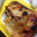 kahki's cooksnap of when they made 春巻きの皮で✽カレーラザニア✽.