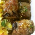 モナカさん's cooksnap of when they made 豚バラのナス巻き〜ネギ味噌たれ〜.