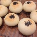 XXR's cooksnap of when they made ふわっもち♡米粉の紫芋パン.