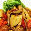 けろさき's cooksnap of when they made ごはんがススム！鶏と根菜の甘酢炒め.