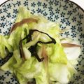 まゆたんぽぽ's cooksnap of when they made キャベツとミョウガと塩昆布の浅漬け.