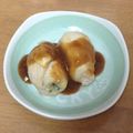 みぃにゃんもふもふ's cooksnap of when they made 鶏のささみの大葉チーズ巻き☆.